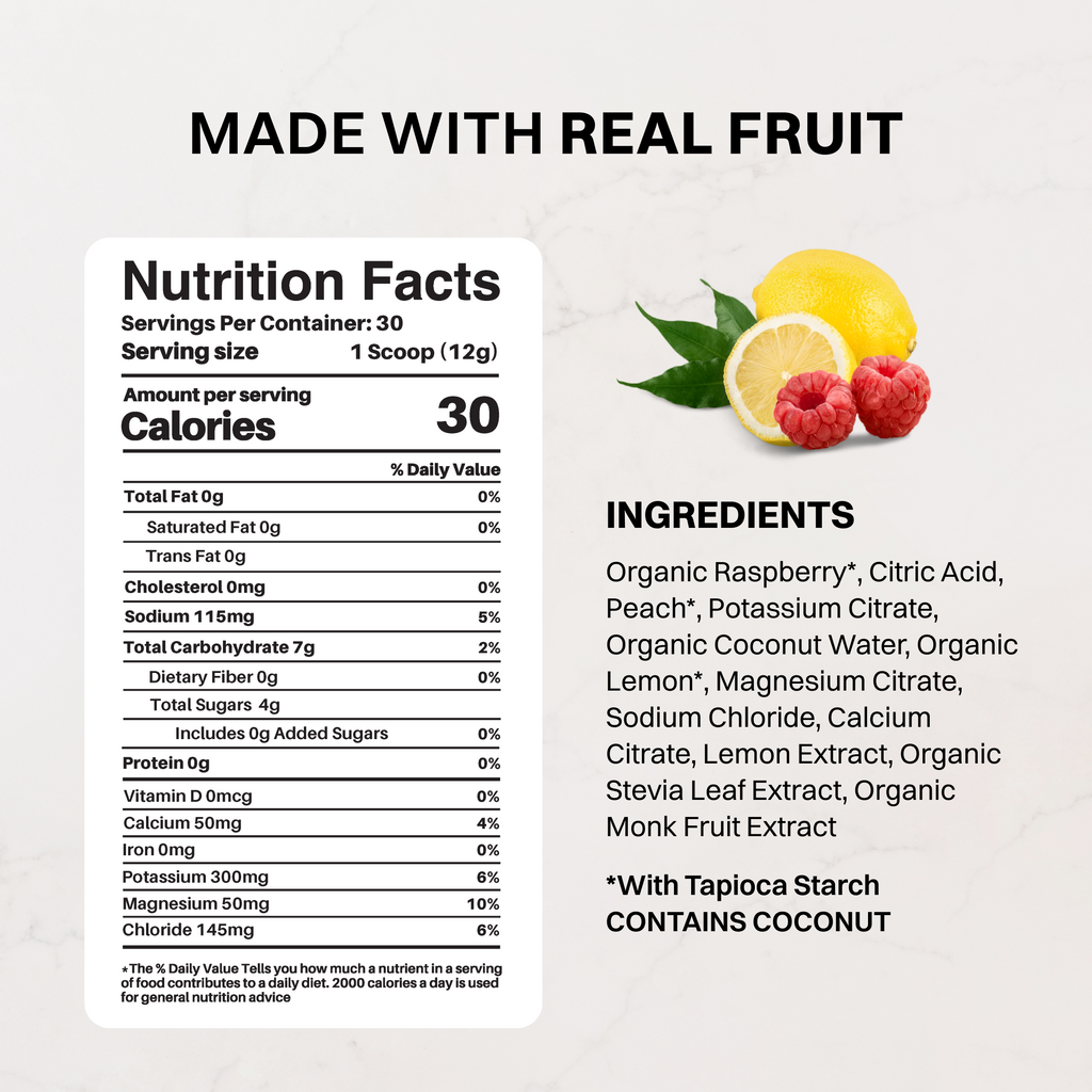 Raspberry Lemonade Electrolytes Stick - Single-Serve
