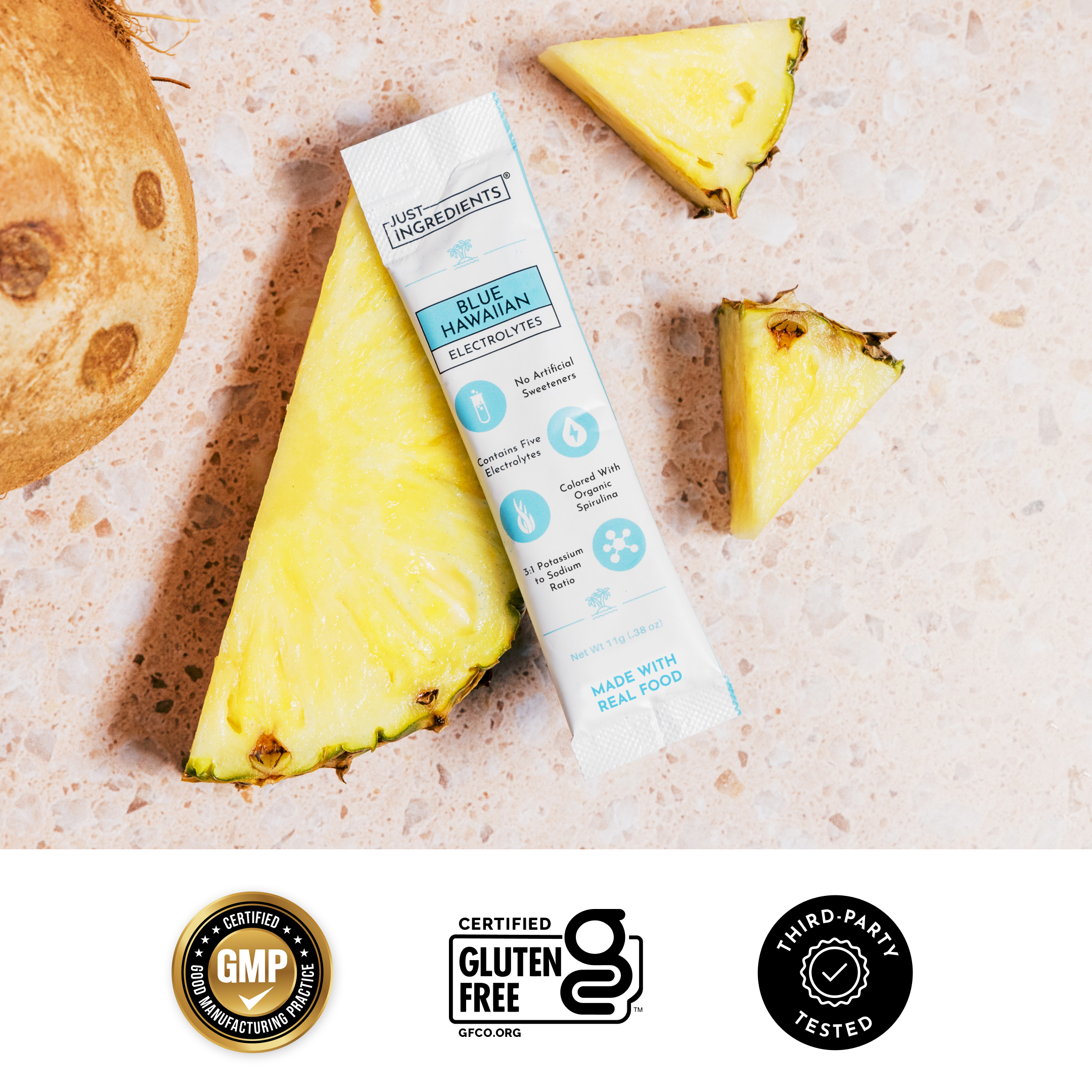 Blue Hawaiian Electrolytes Stick — Single-Serve