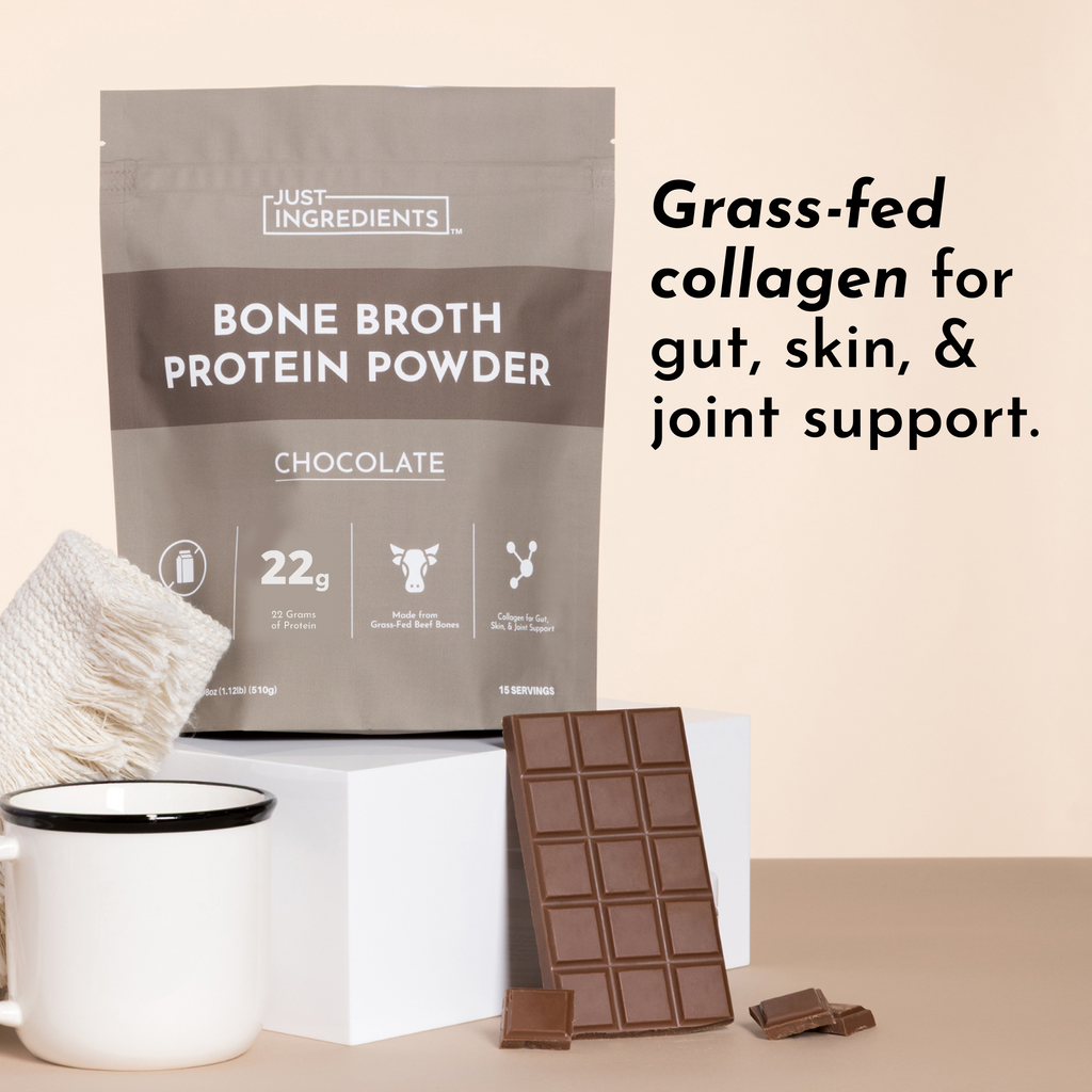 Chocolate Bone Broth Protein Powder (15 servings)