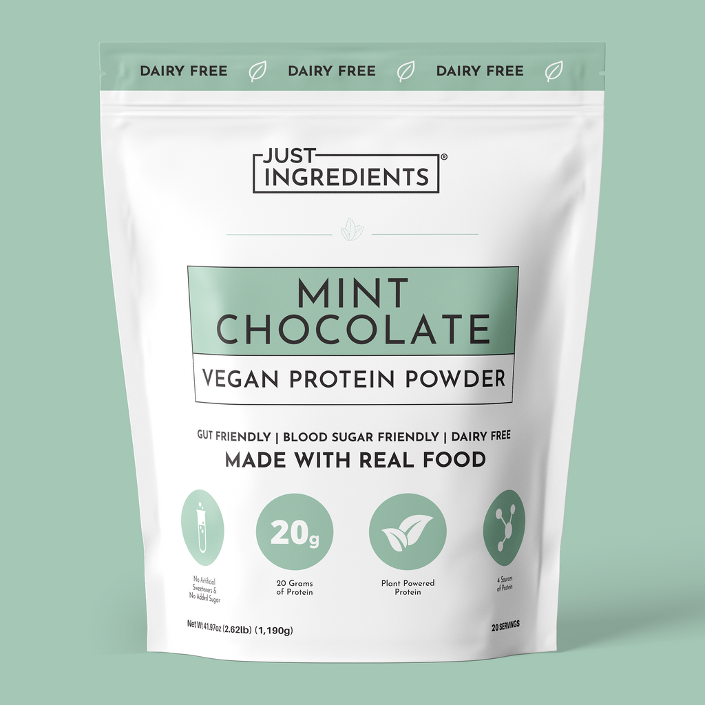 Vegan Mint Chocolate Protein Powder (20 Servings, 20g Protein)