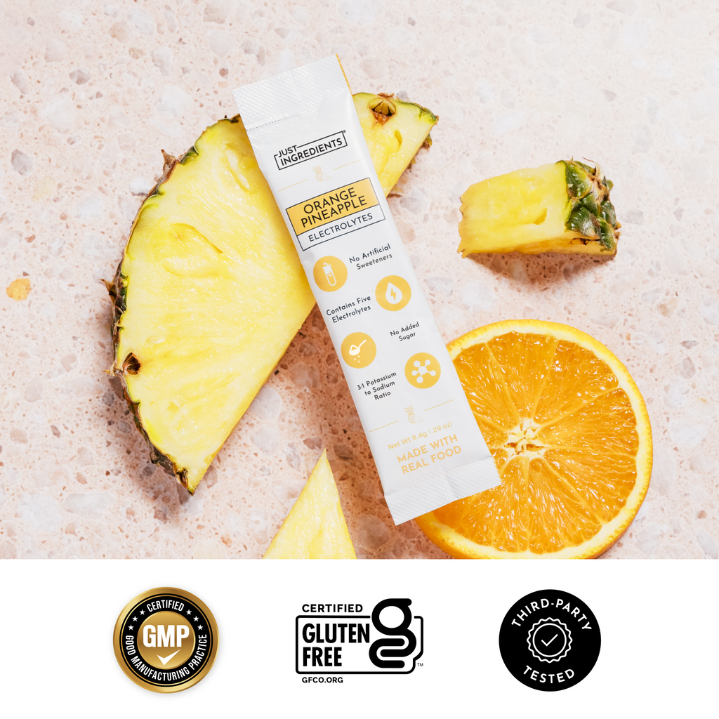 Orange Pineapple Electrolytes Stick - Natural Hydration, No Added Sugar