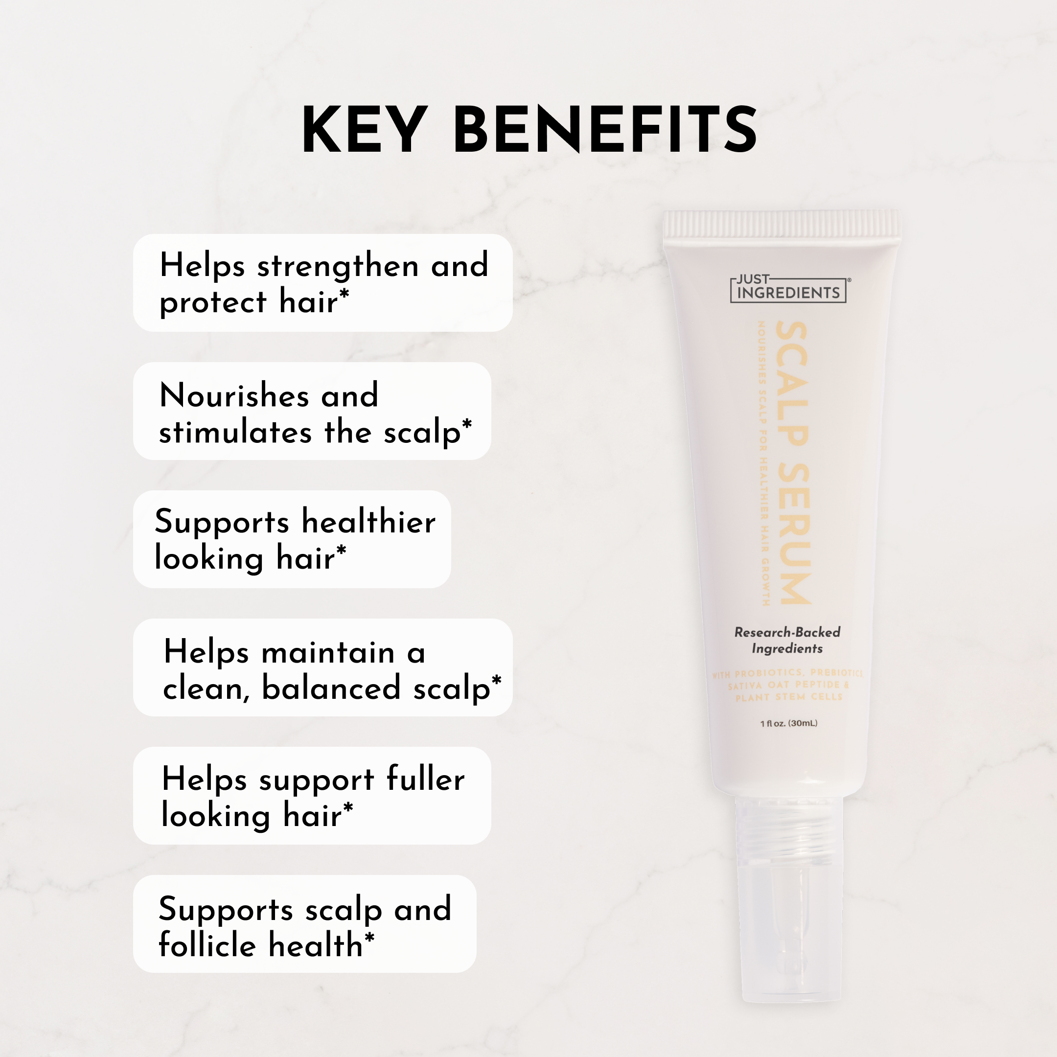 Scalp Serum — Plant Stem Cells & Probiotic Scalp Support