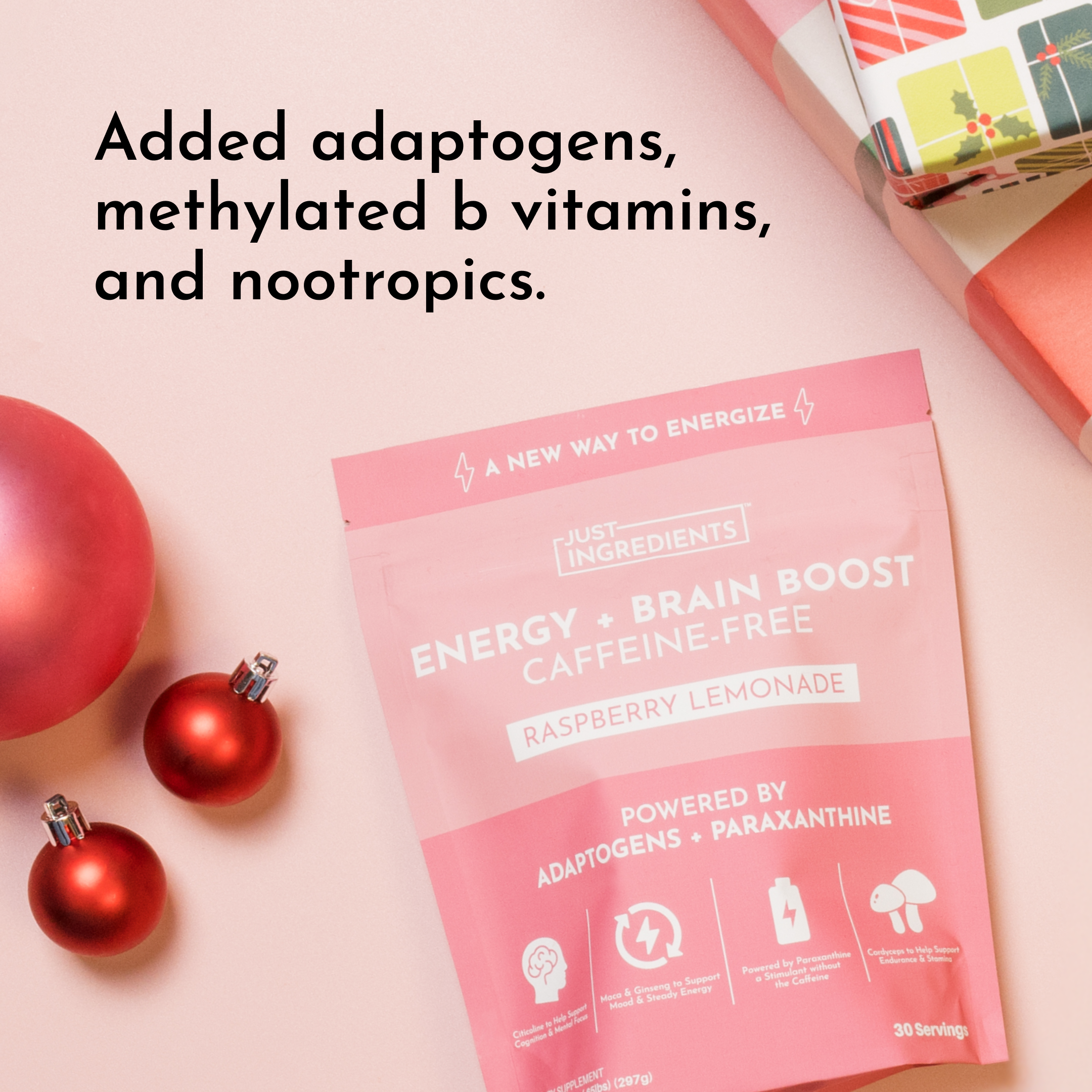 Energy + Brain Boost Raspberry Lemonade (Paraxanthine)