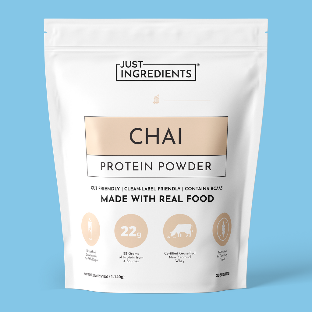 Chai Protein Powder — 30 Servings, 22g Protein (Whey & Plant Blend)