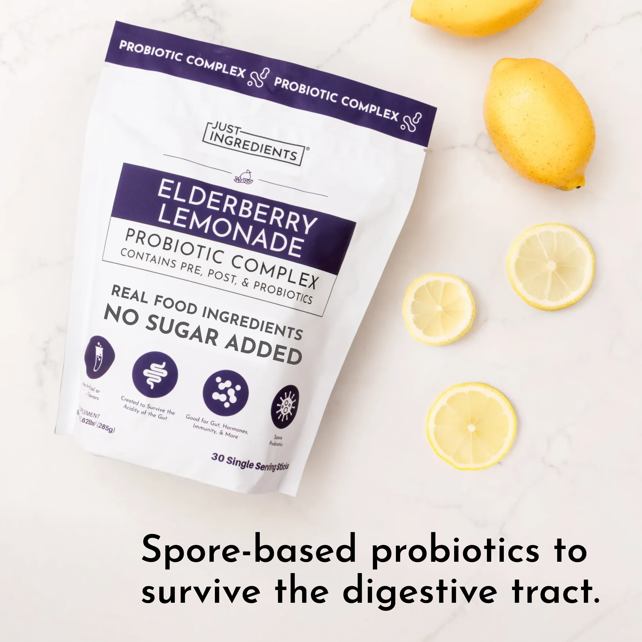 Elderberry Lemonade 3-In-1 Probiotic Complex