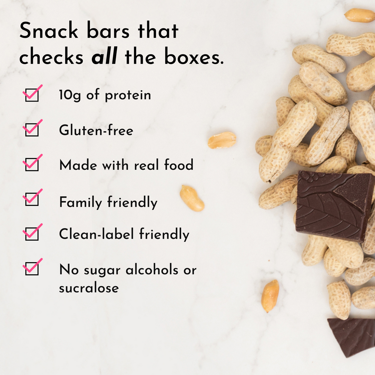 Peanut Butter Chocolate Chip Protein Bars (12-Pack)