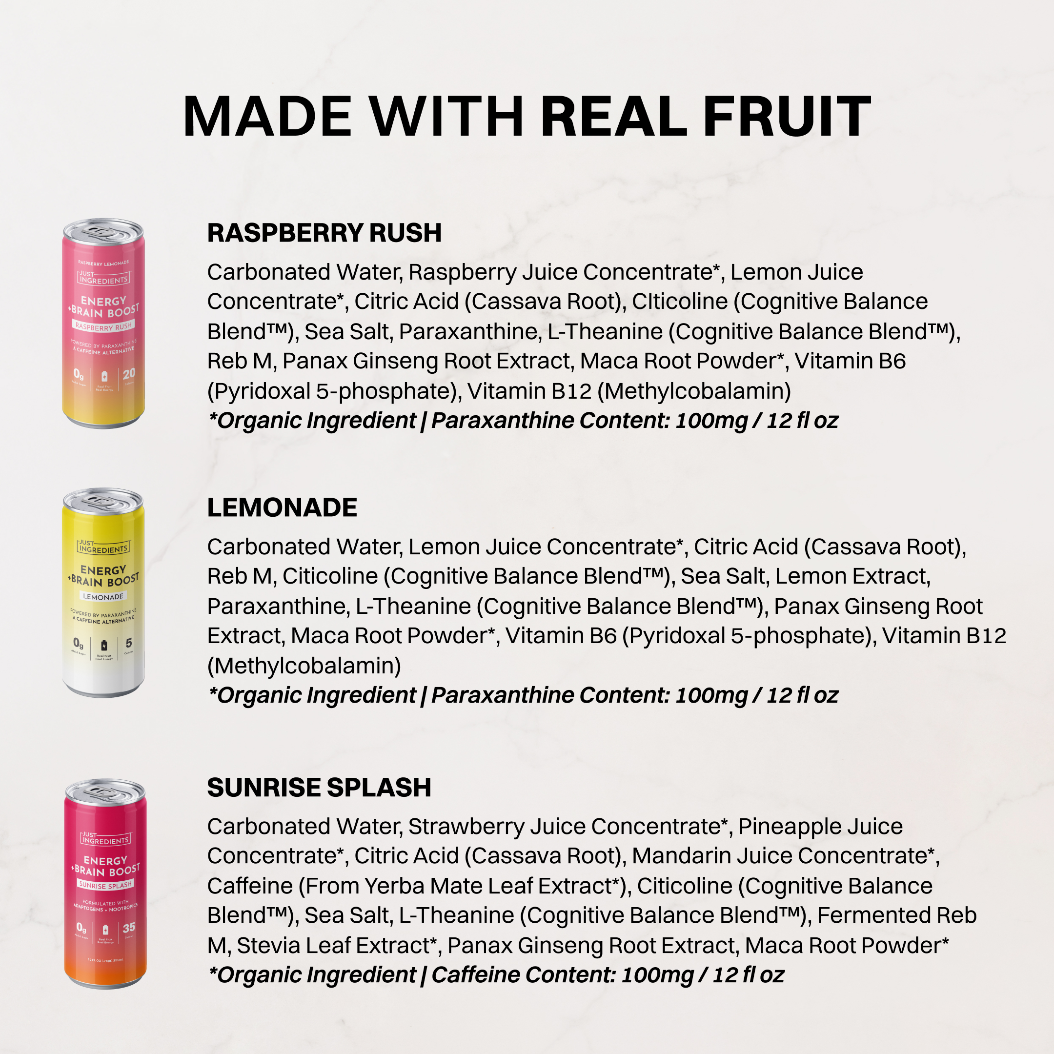 Sparkling Energy Drink Variety Pack