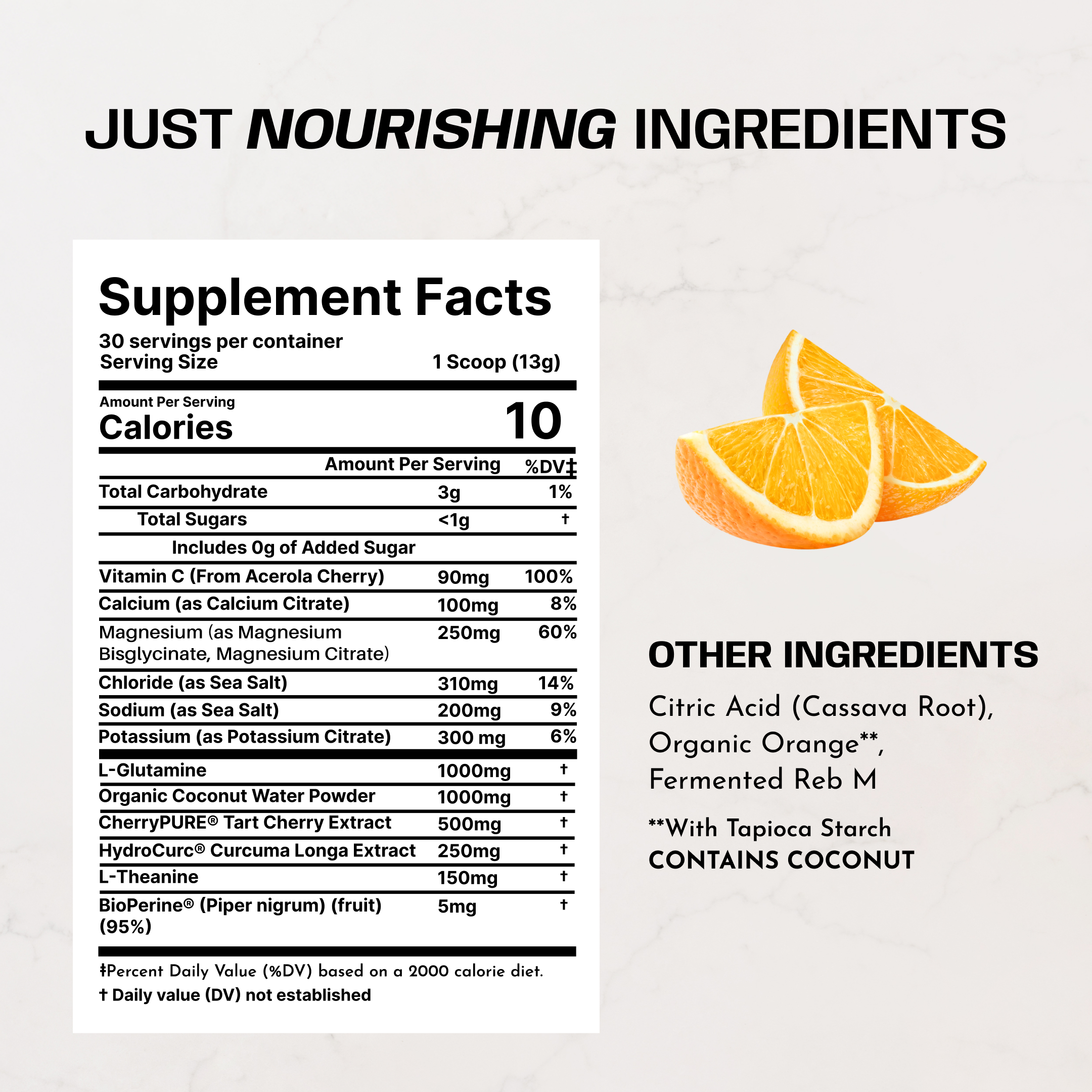Orange Recovery Drink