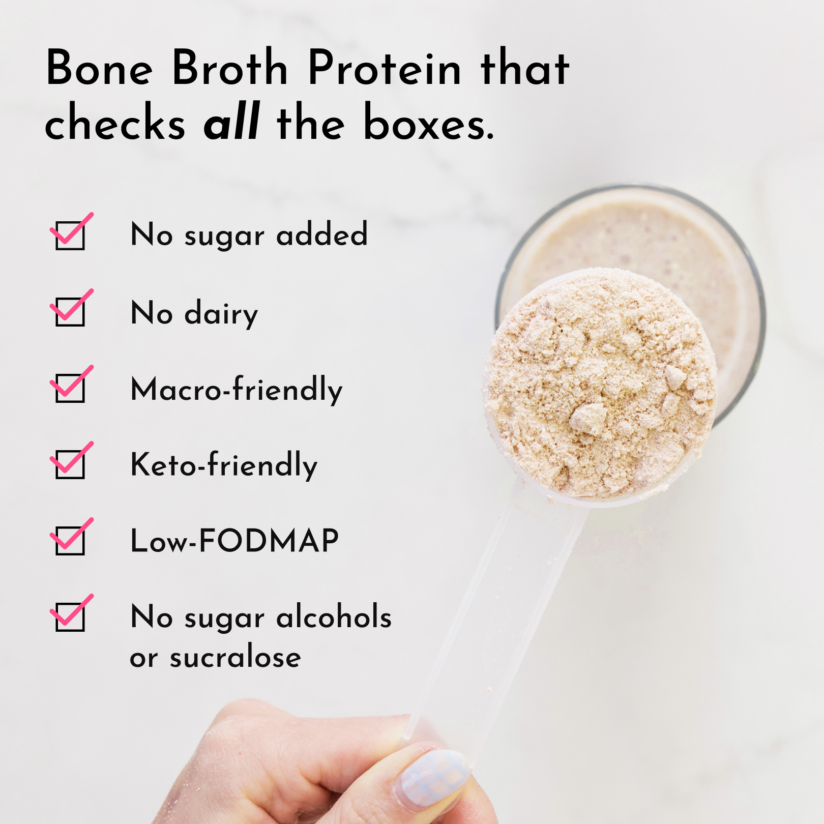 Toasted Vanilla Bone Broth Protein Powder — 15 Servings
