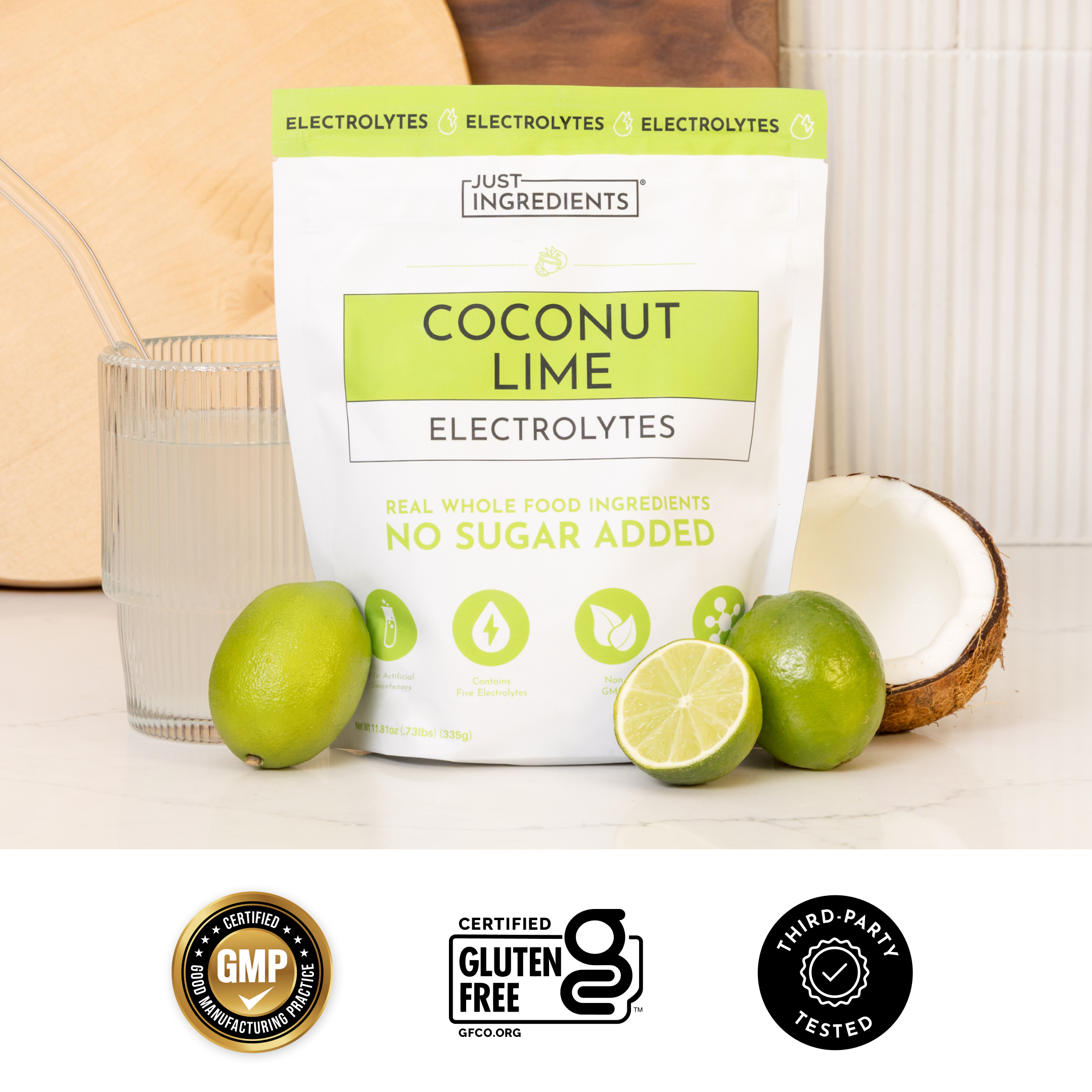 Coconut Lime Electrolytes — 30-Serving Hydration Mix