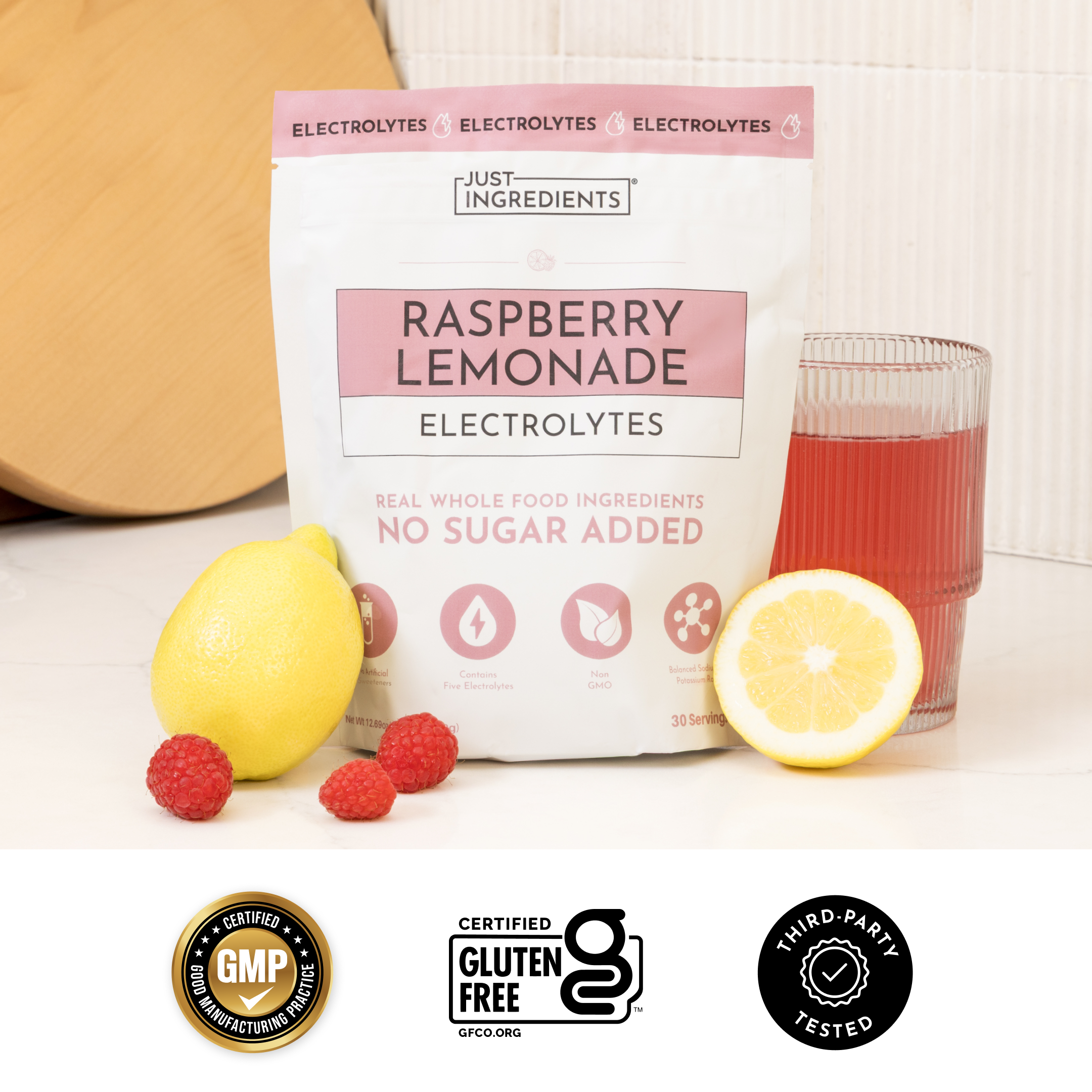 Raspberry Lemonade Electrolyte Drink Mix