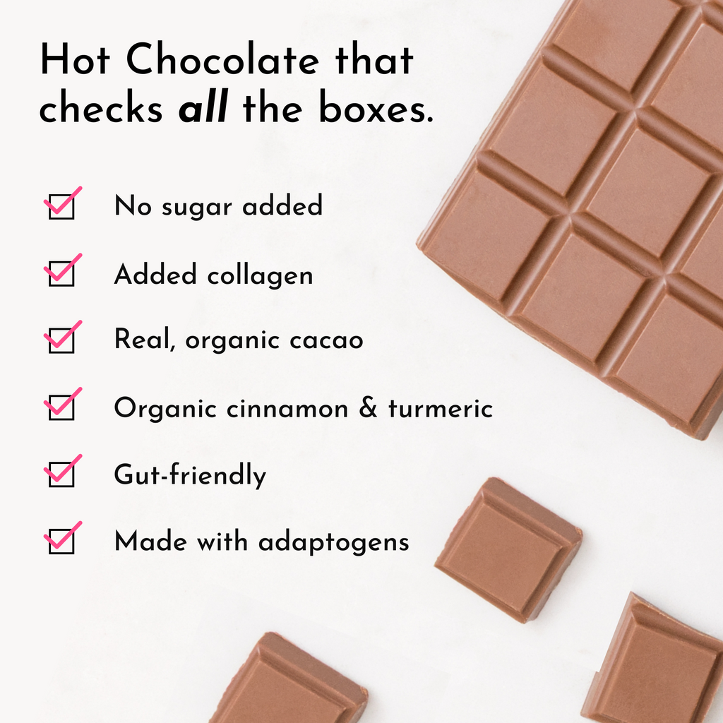 Superfood Hot Chocolate Mix with Adaptogens & Collagen