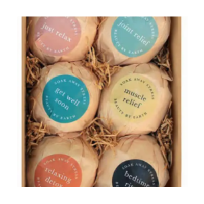BEAUTY BY EARTH BATH BOMBS GIFT SET