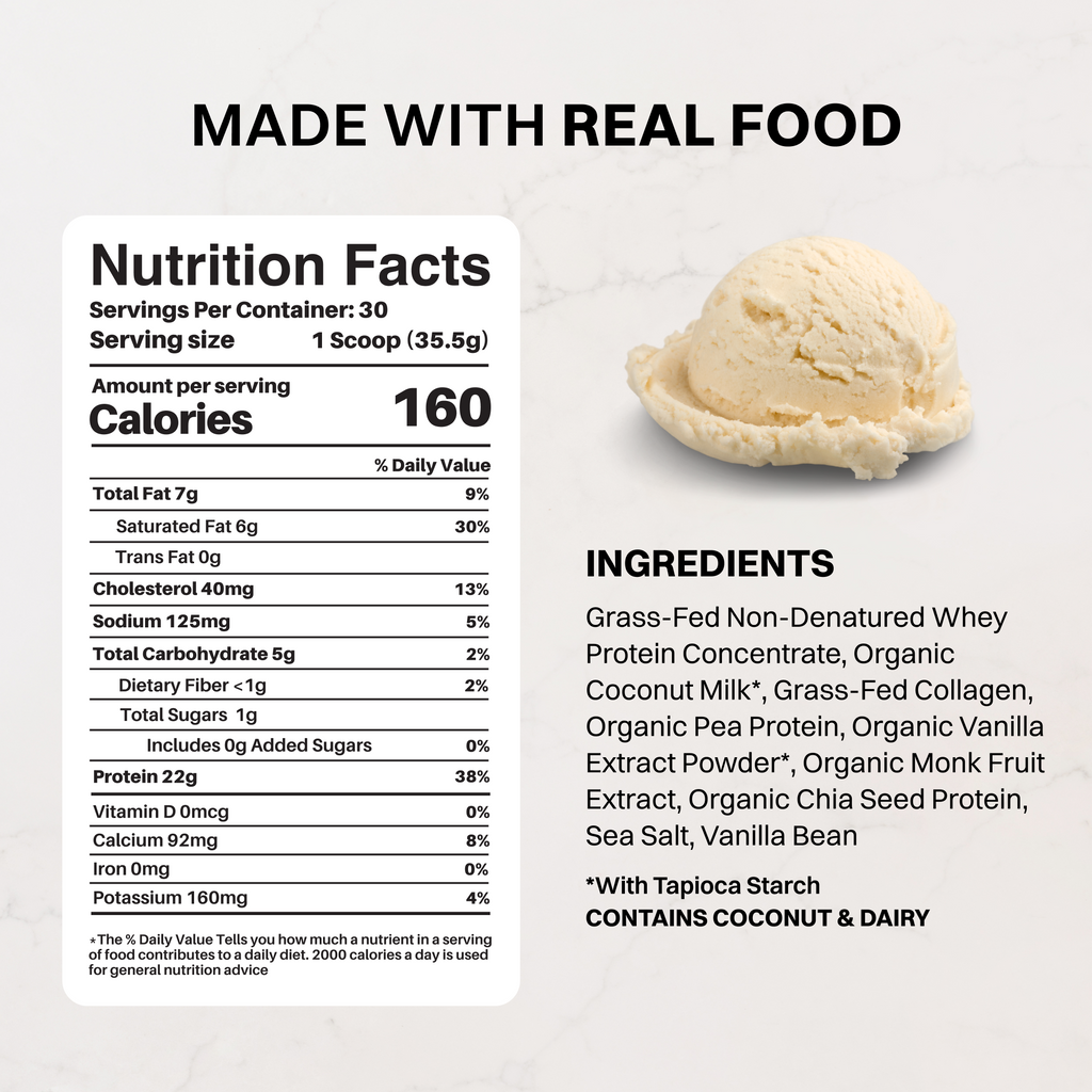French Vanilla Protein Powder — 30 Servings