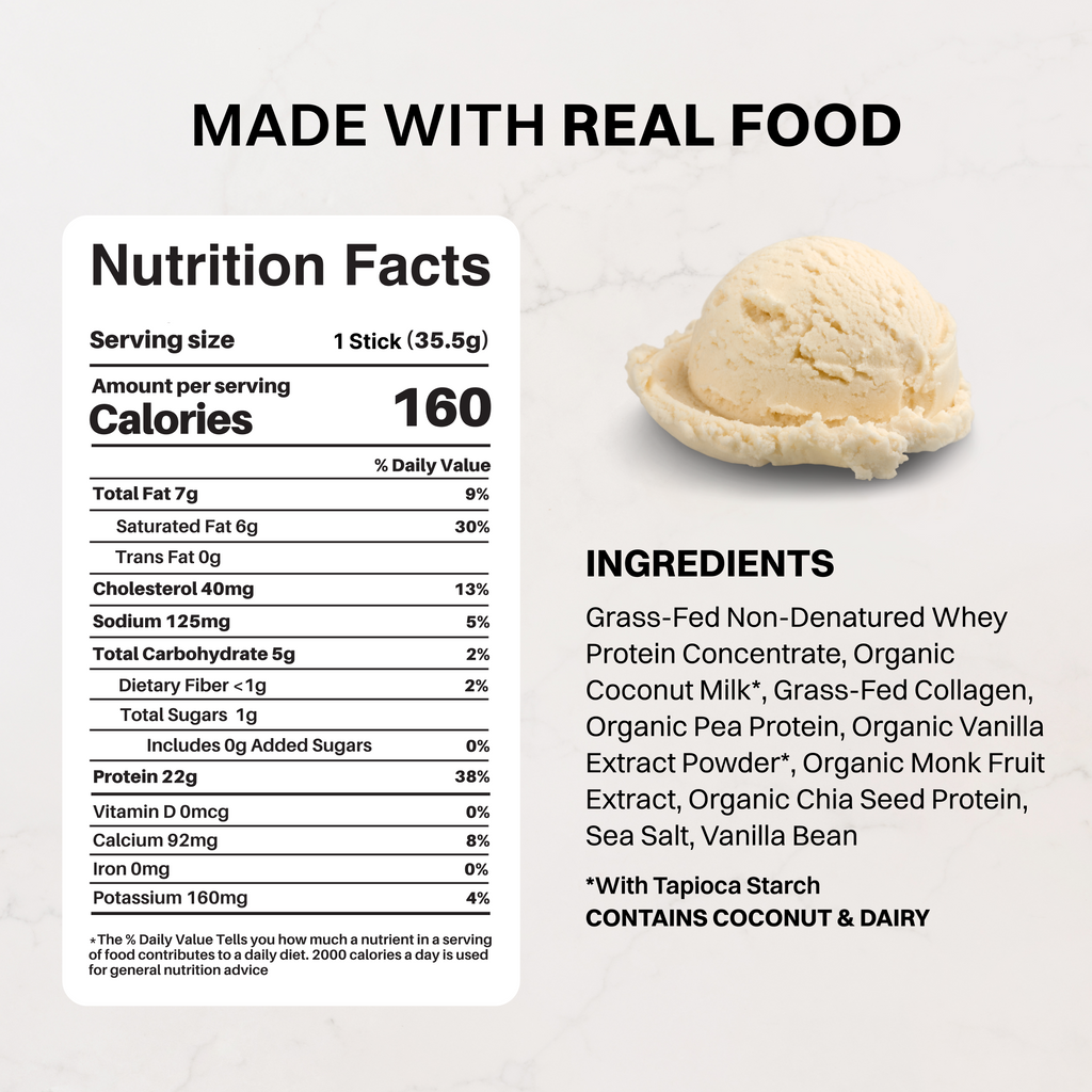 French Vanilla Protein Powder Stick - 22g Protein