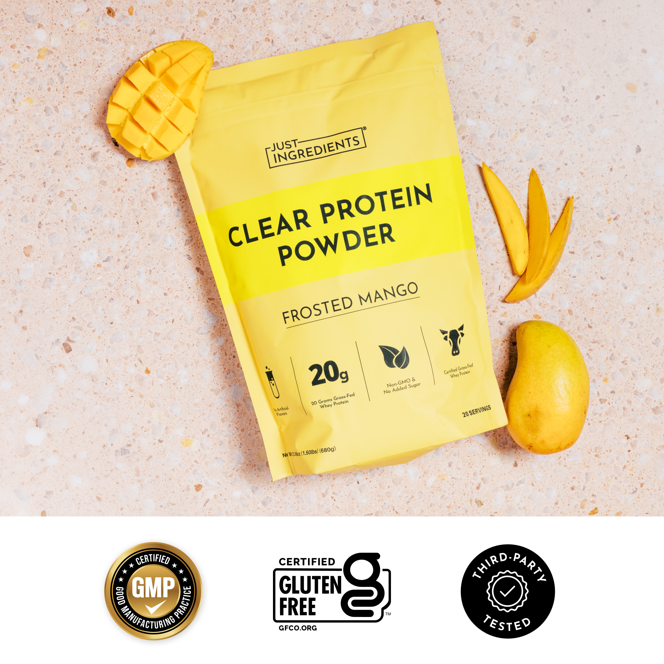 Frosted Mango Clear Protein Powder — 20 Servings