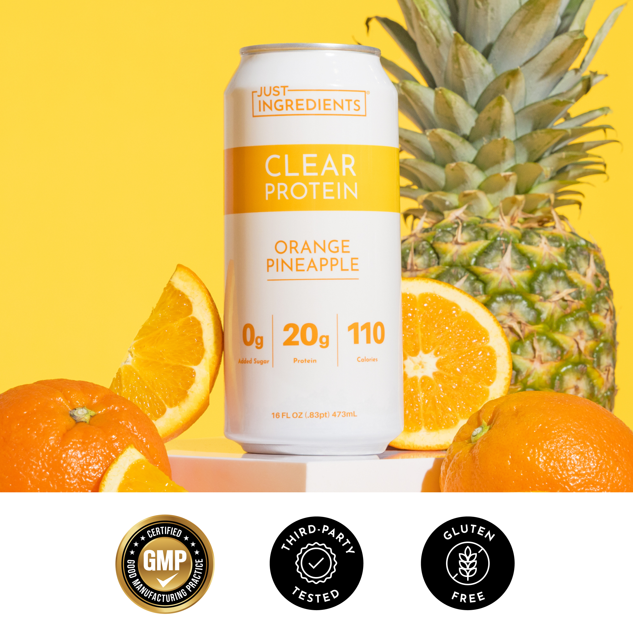 Orange Pineapple Clear Protein (12 Pack)