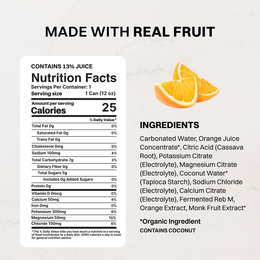 Orange Fizz Sparkling Electrolytes