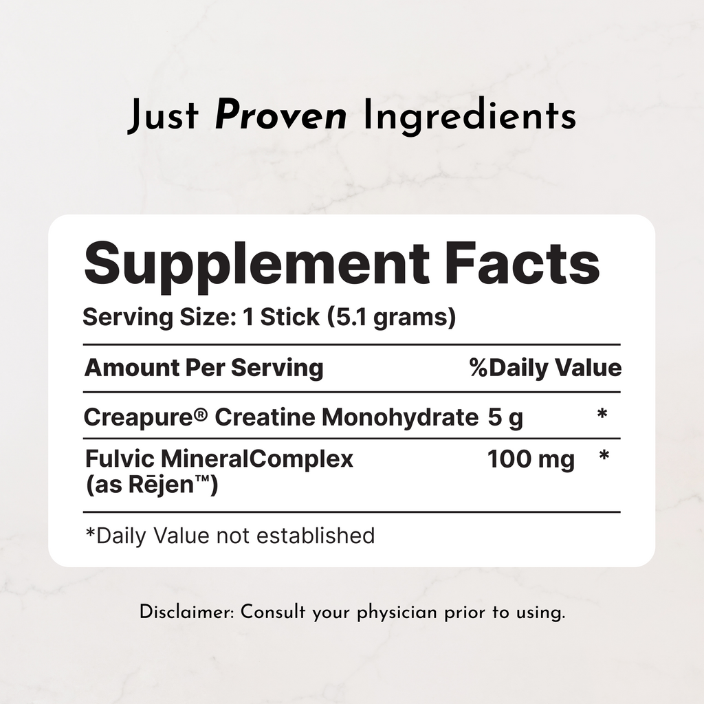 Creatine+ Stick — Creapure® Creatine Monohydrate Single-Serve