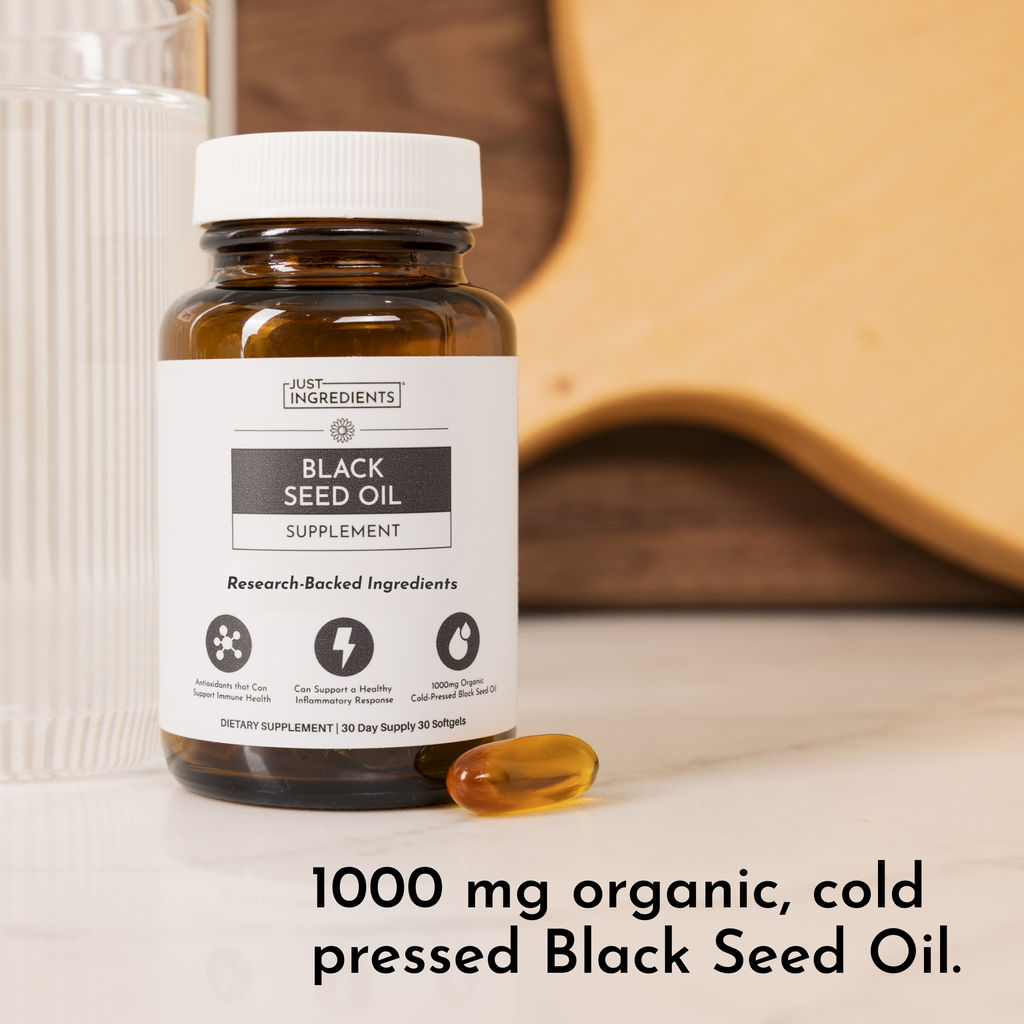 Black Seed Oil Softgels — 1,000 mg, 30 Count