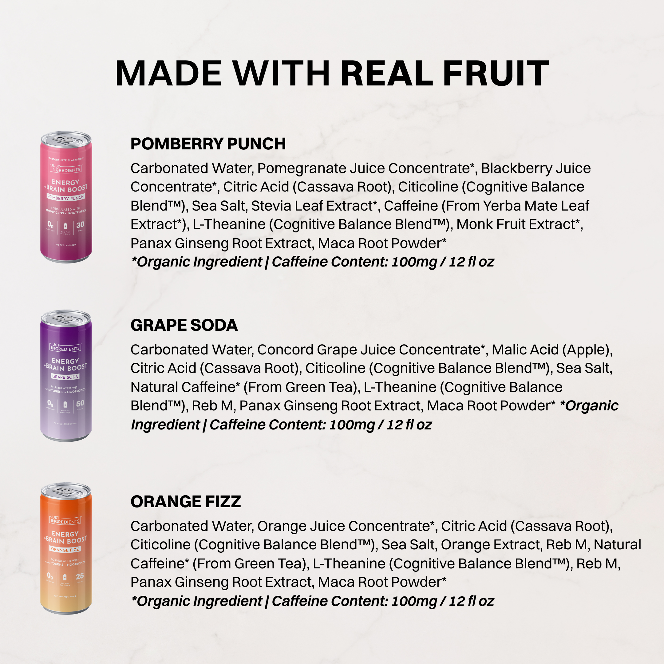 Sparkling Energy Drink Variety Pack