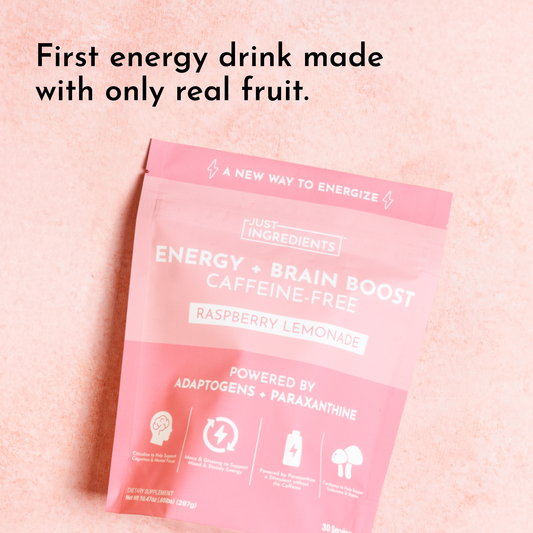 Energy + Brain Boost Raspberry Lemonade (Paraxanthine)