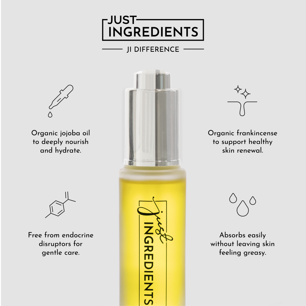 Vanilla Mint Face Serum — Lightweight Hydrating Oil, 2 oz