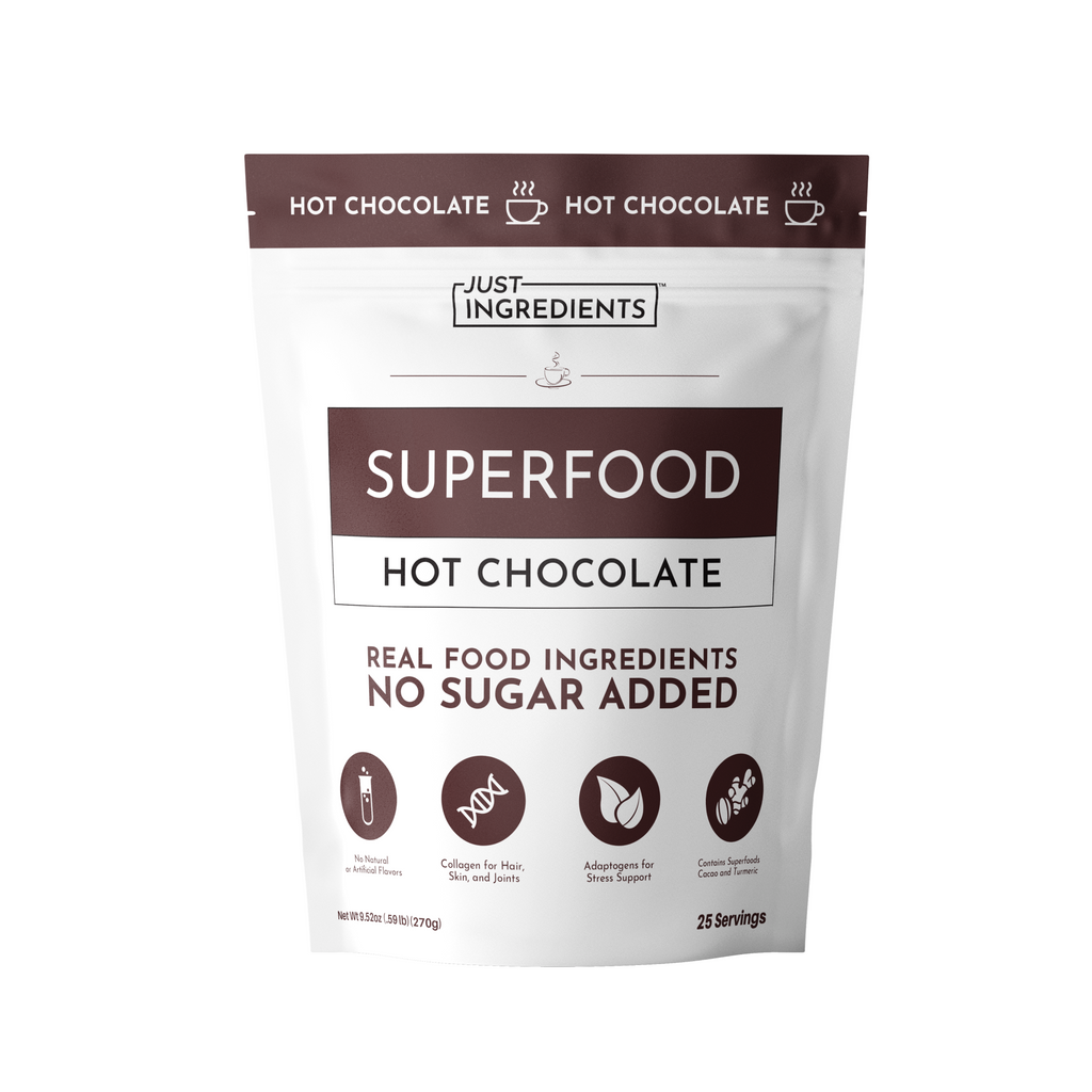 Superfood Hot Chocolate Mix with Adaptogens & Collagen