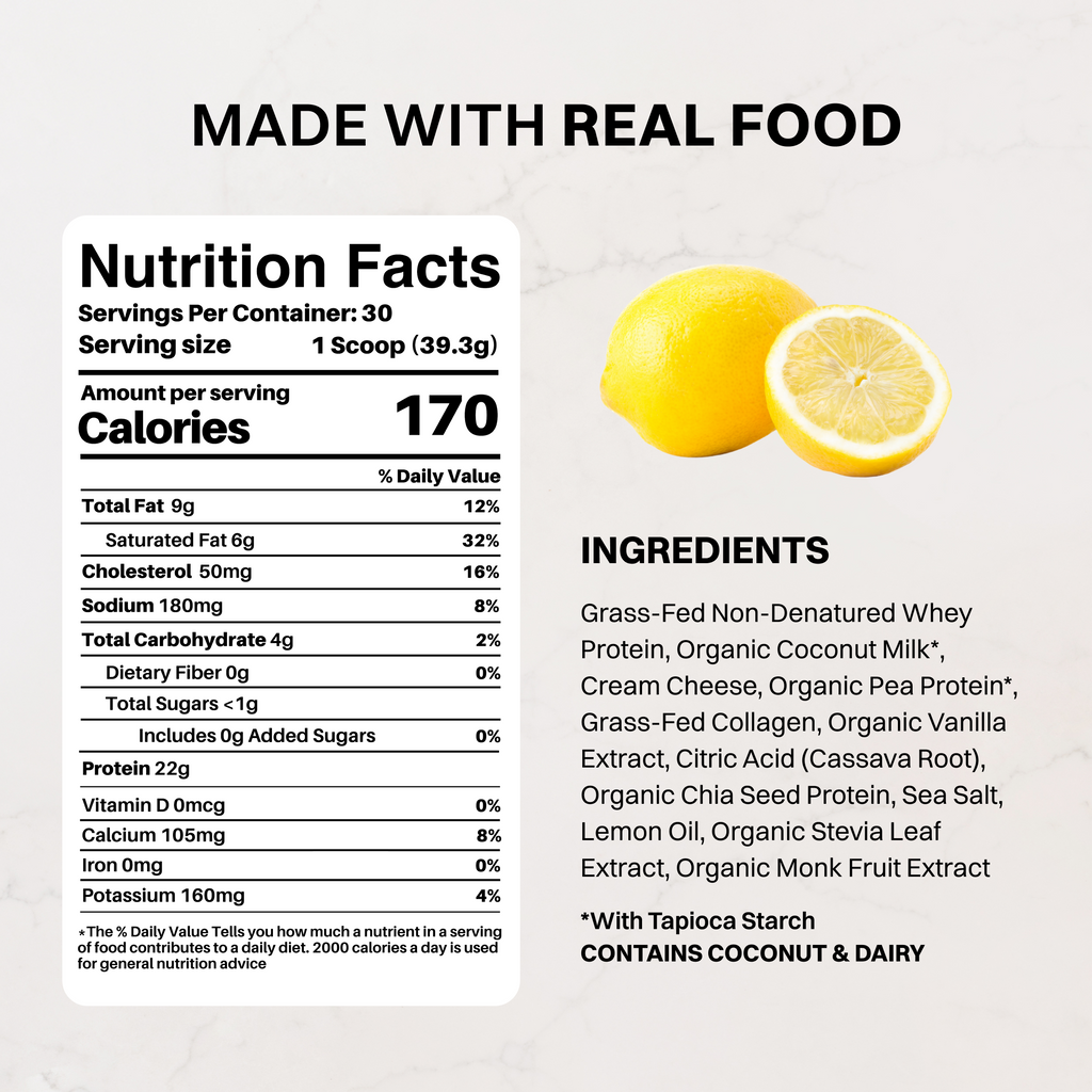 Lemon Swish Protein Powder
