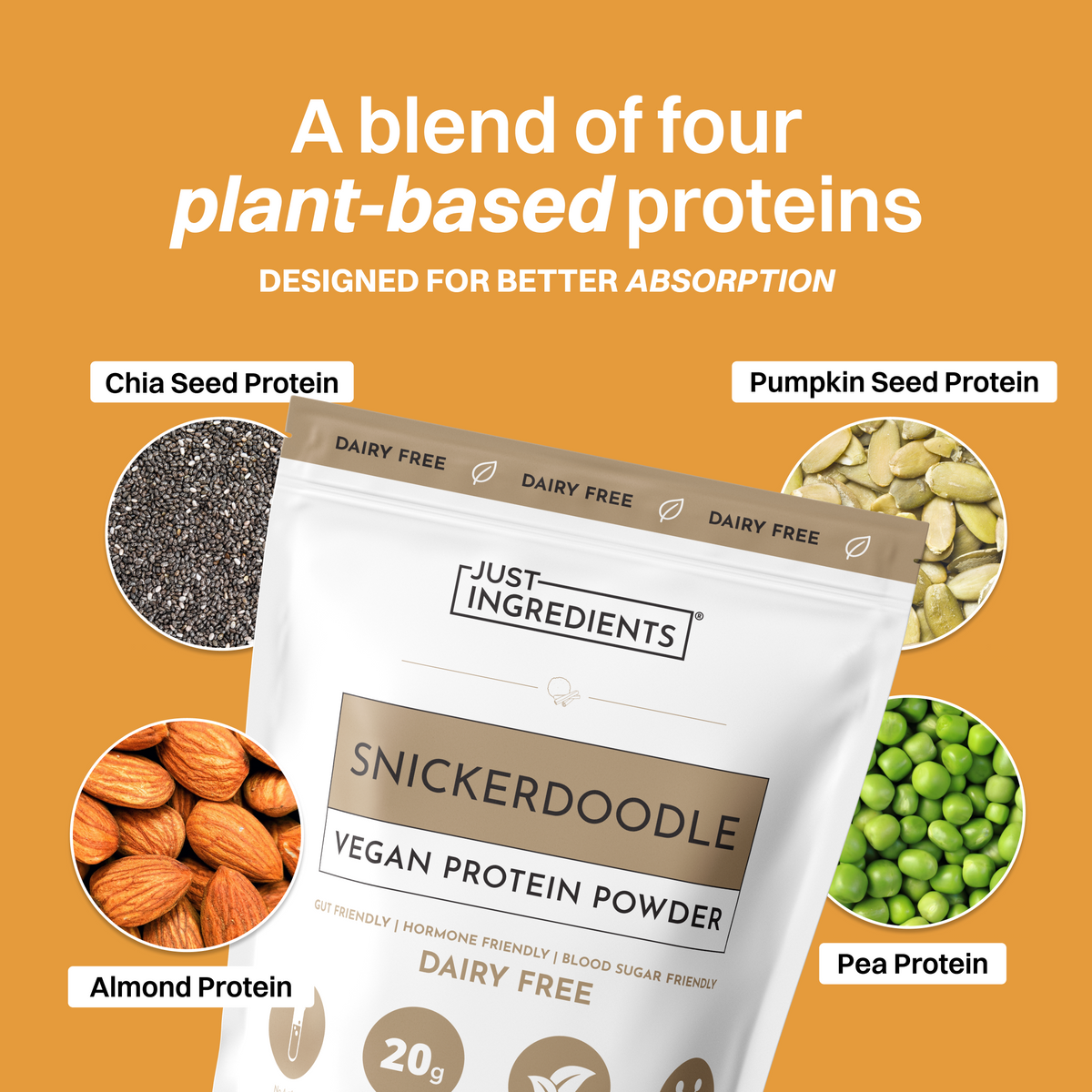 Vegan Snickerdoodle Plant-Based Protein Powder
