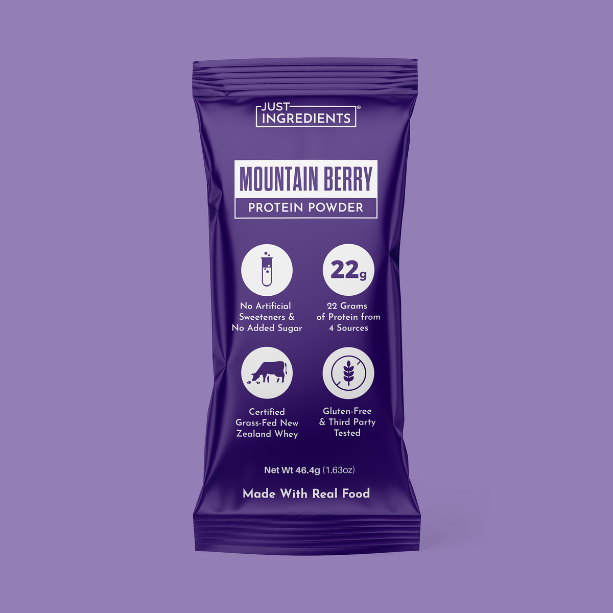 Mountain Berry Protein Powder Stick - Single-Serve, 22g Protein