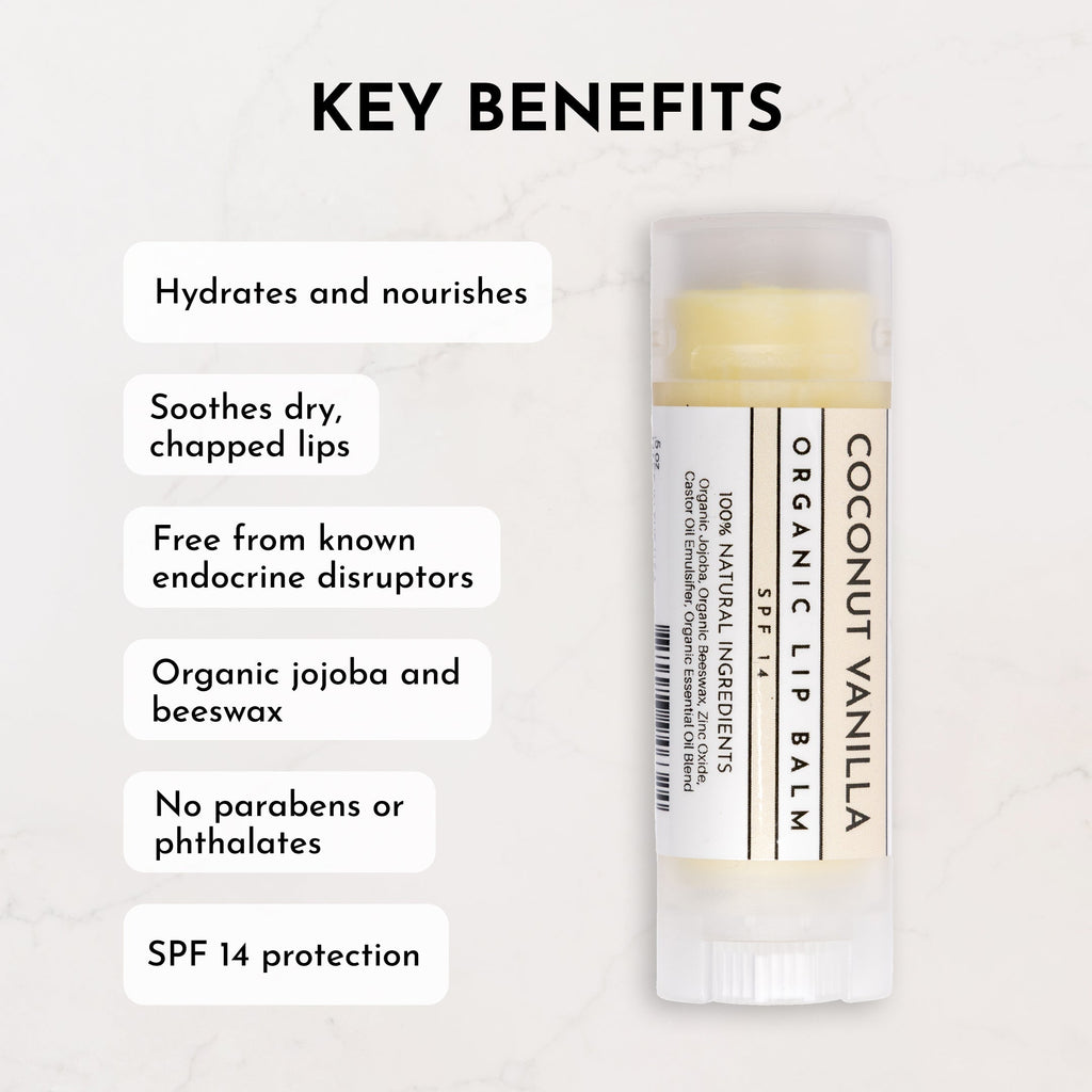 Coconut Vanilla SPF 14 Lip Balm