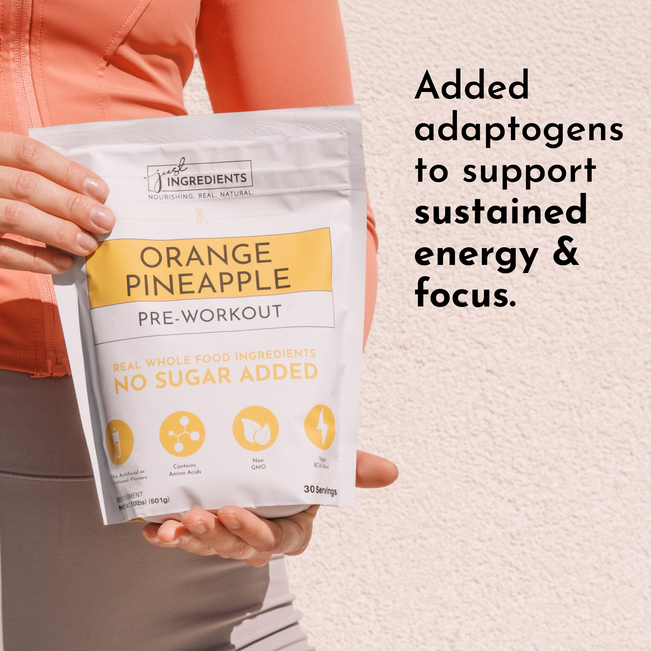 Orange Pineapple Pre-Workout — Natural Citrus Formula (30 Servings)