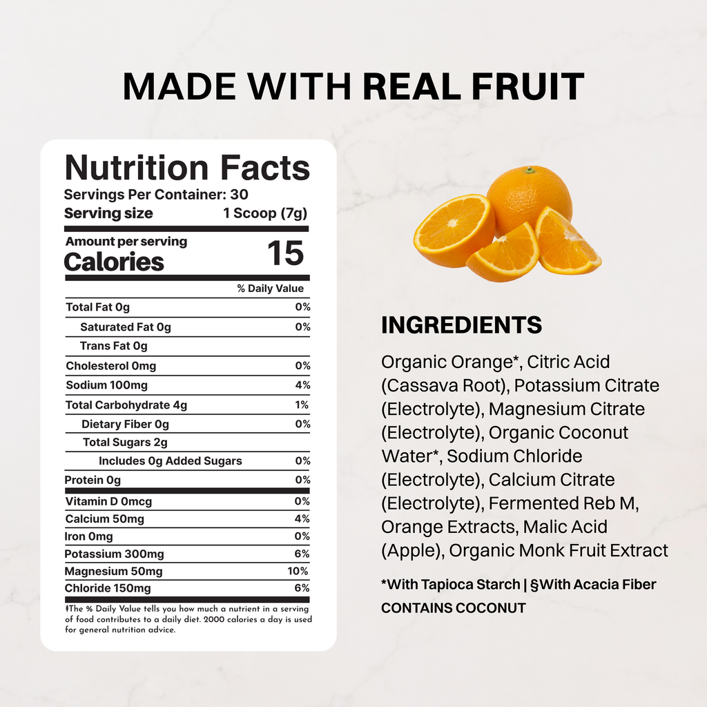 Orange Electrolytes