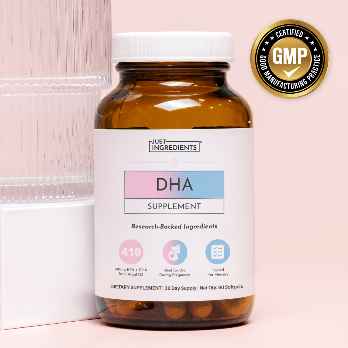 Prenatal DHA (Algal Oil) - Single Bottle (Set Only)
