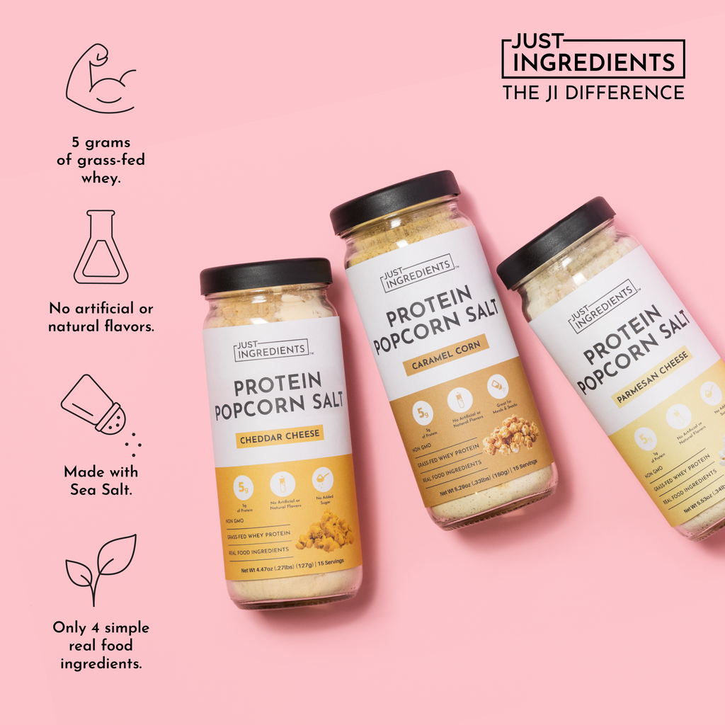 Protein Popcorn Salt — Parmesan Cheese