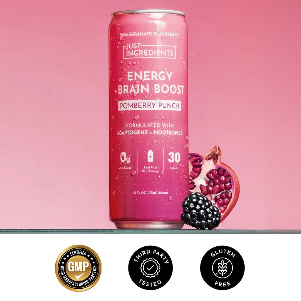 Pomberry Punch Energy + Brain Boost (12 x 12 fl oz)