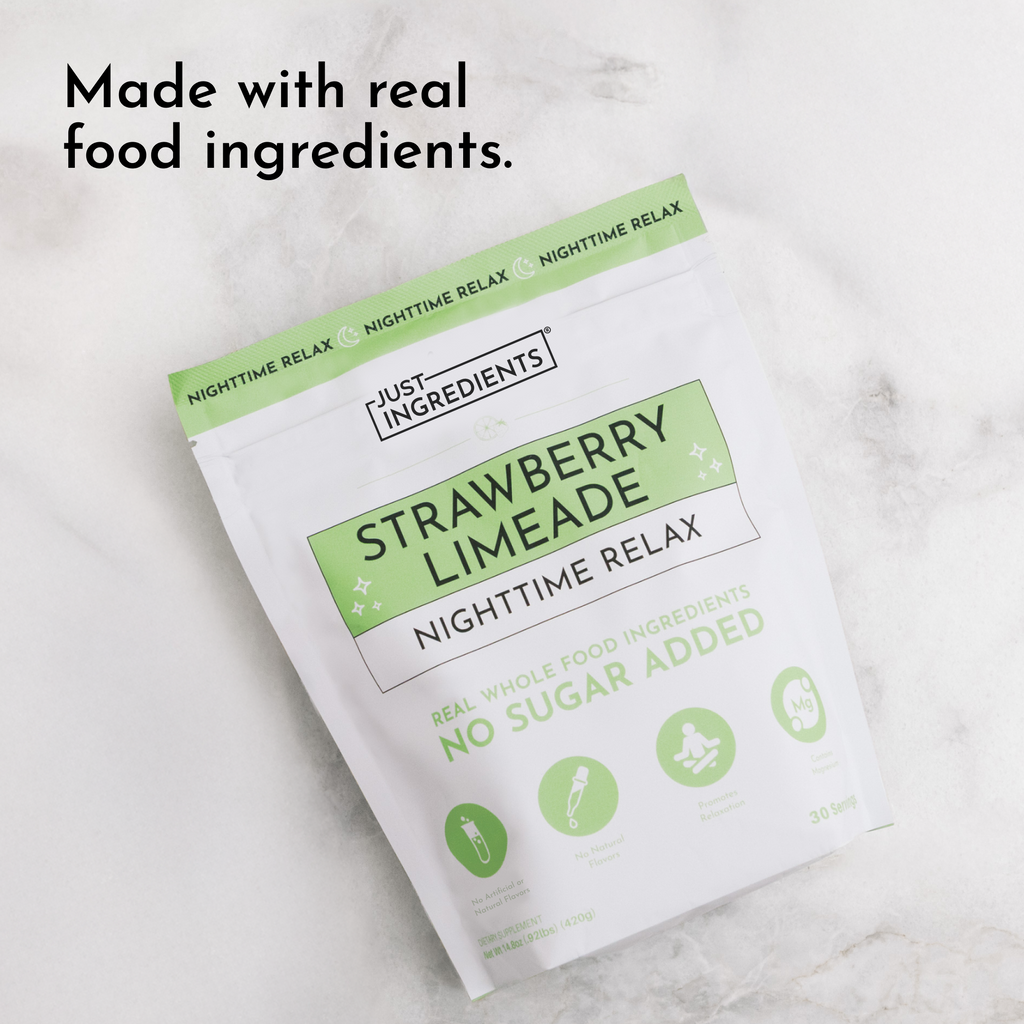 Strawberry Limeade Nighttime Relax - Sleep Support Powder, 30 Servings