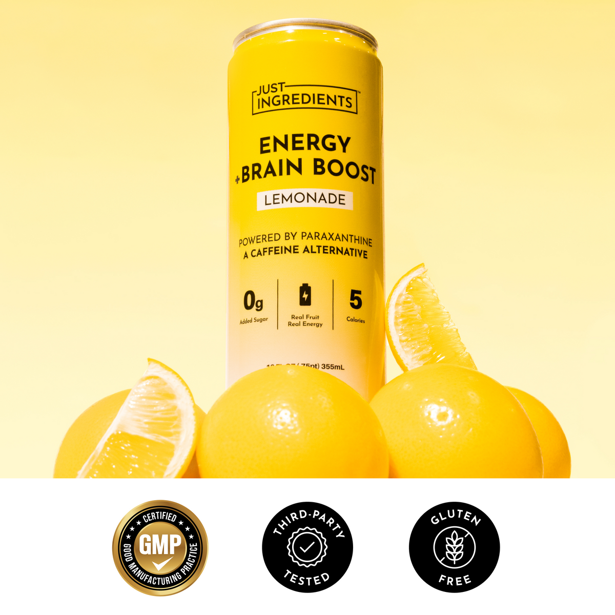 Lemonade Energy + Brain Boost (12 Pack) — Paraxanthine & Nootropics
