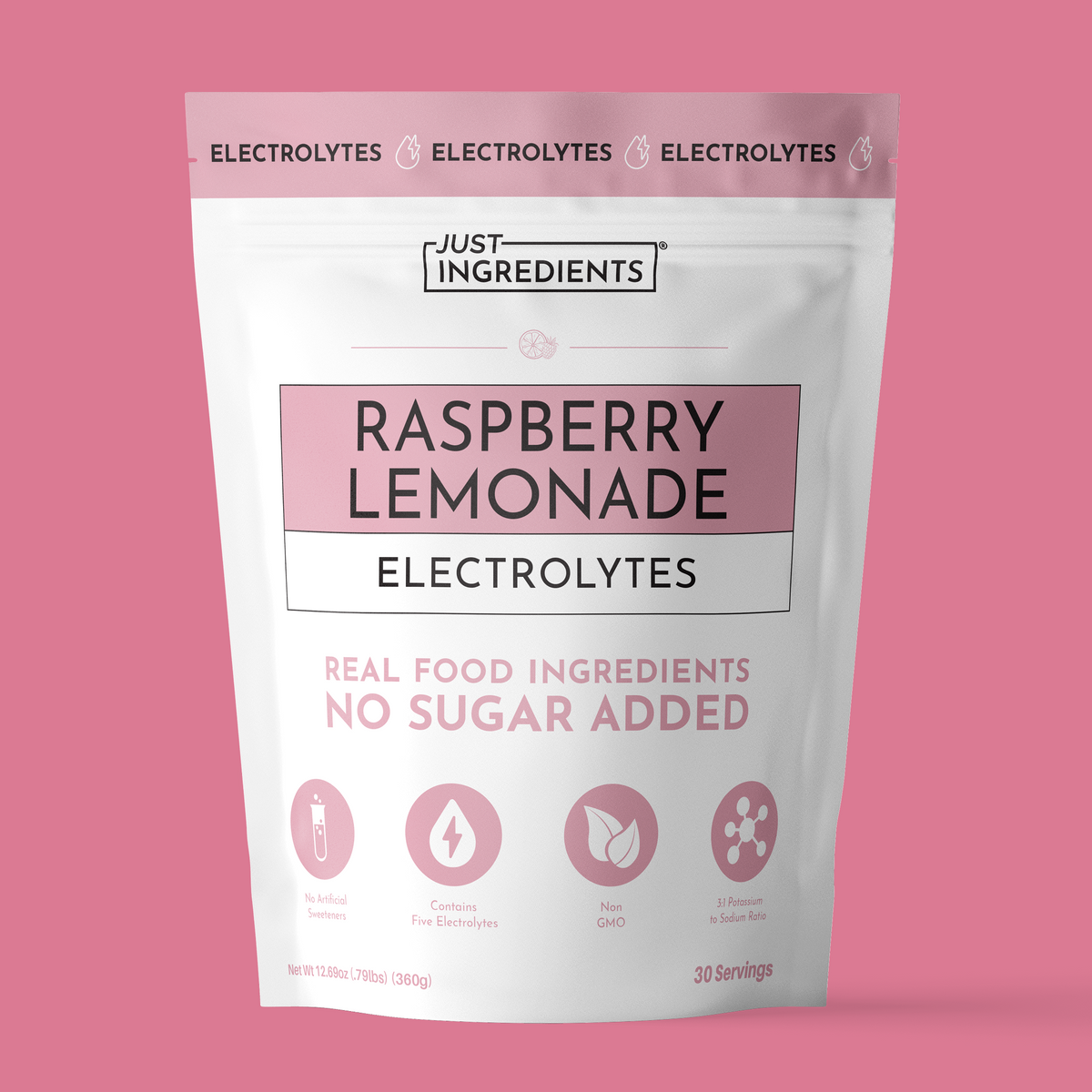 Raspberry Lemonade Electrolyte Drink Mix
