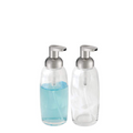 REFILLABLE GLASS FOAMING SOAP PUMP