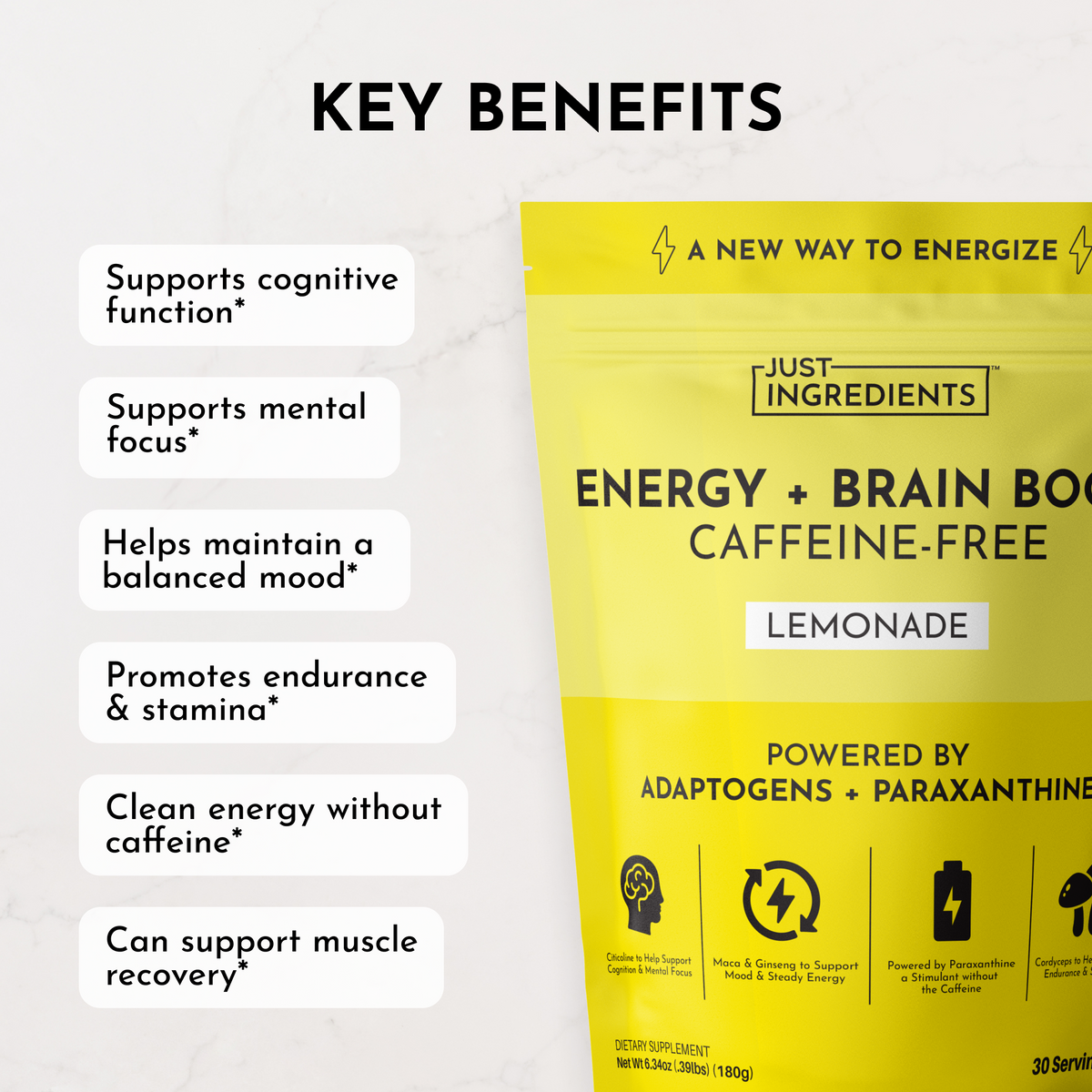 Energy + Brain Boost Lemonade (Paraxanthine)