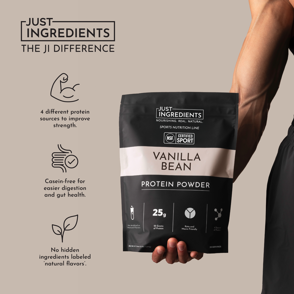 Vanilla Bean Protein Powder — NSF Certified Sport Formula