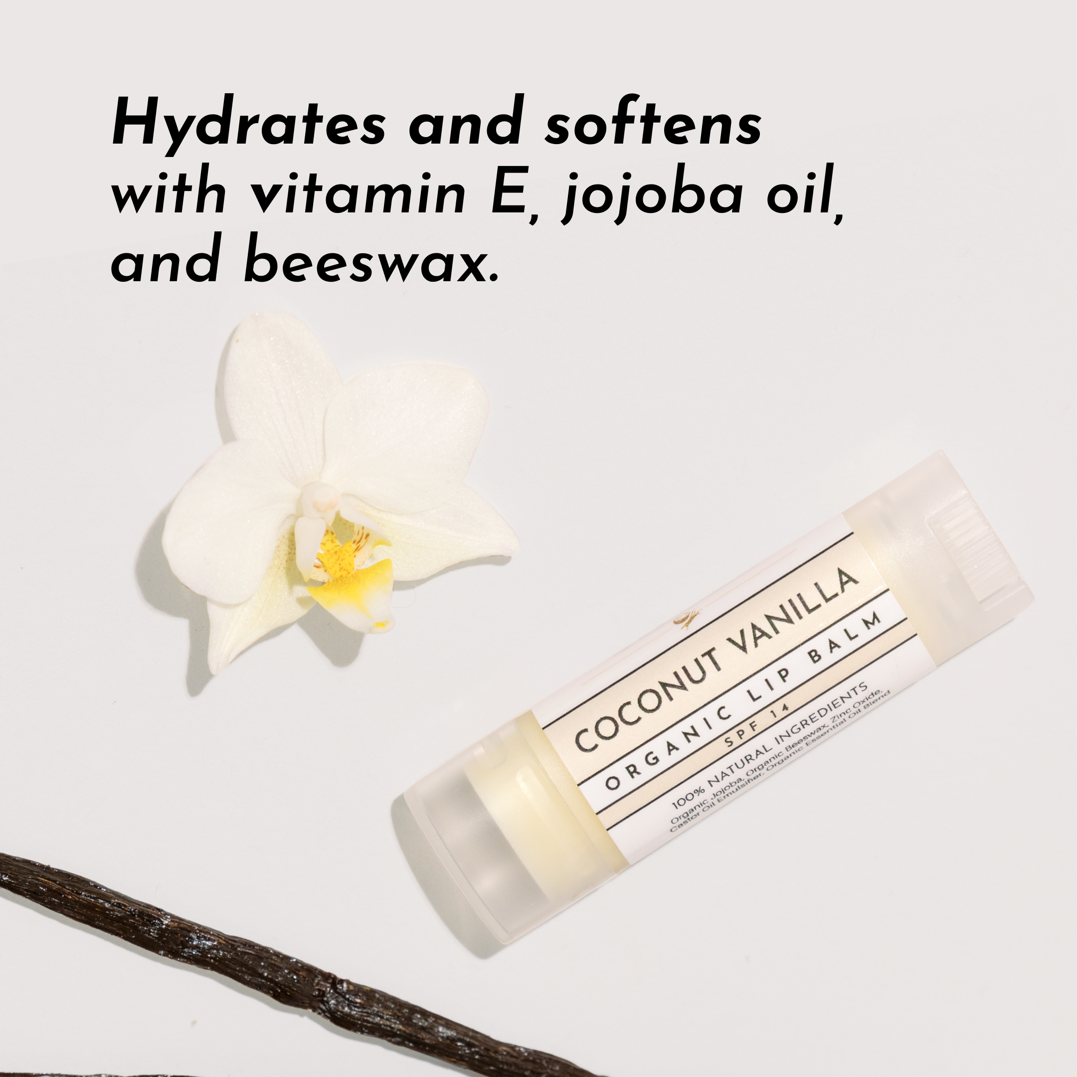 Coconut Vanilla SPF 14 Lip Balm