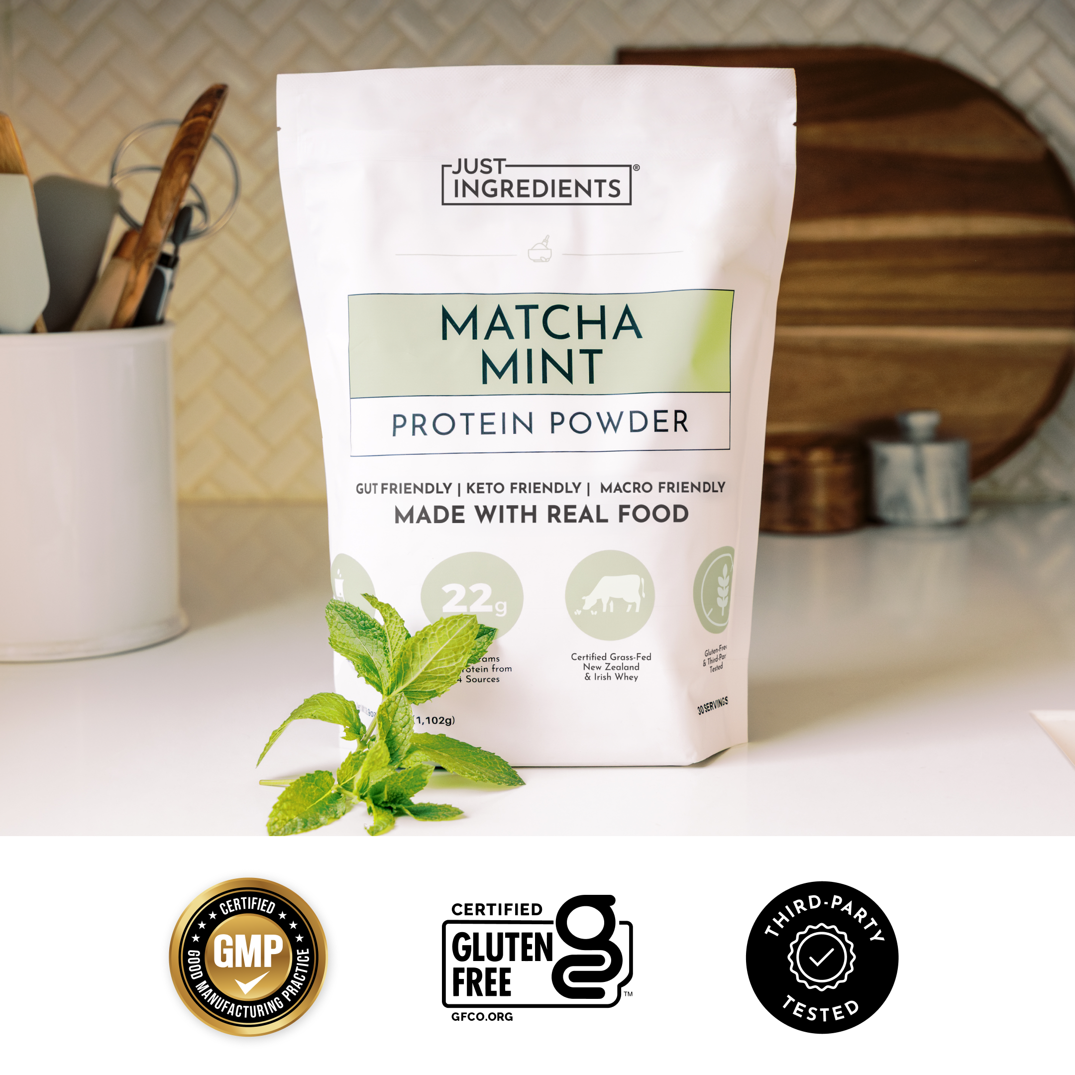 Matcha Mint Protein Powder