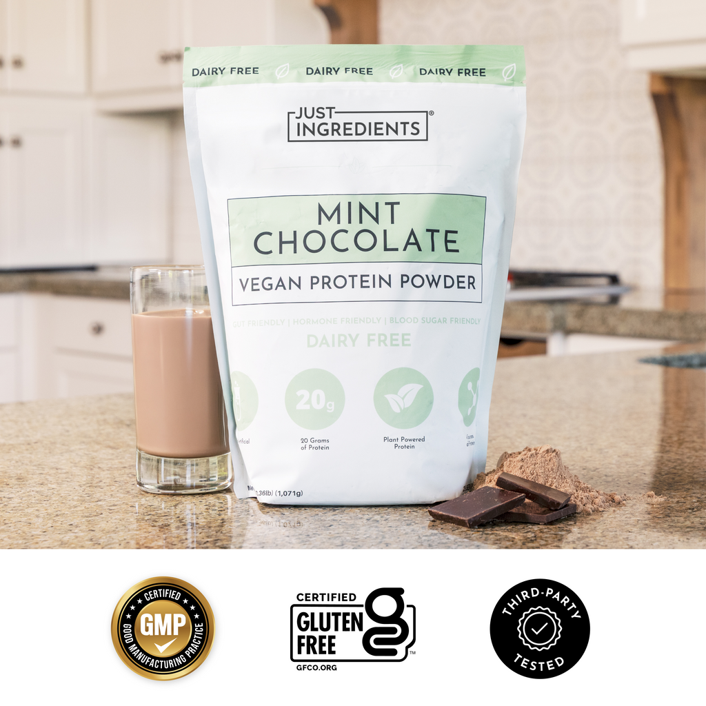 Vegan Mint Chocolate Protein Powder (20 Servings, 20g Protein)