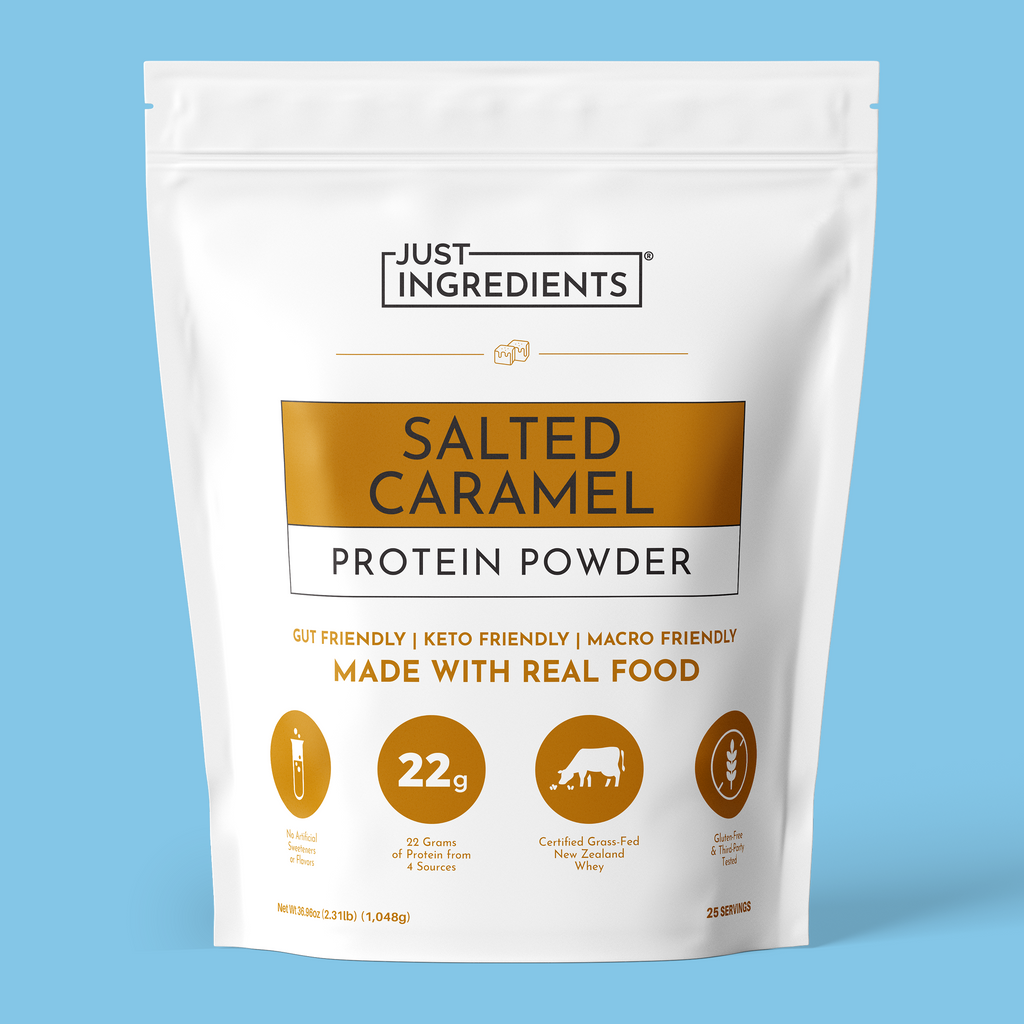 Salted Caramel Protein Powder — 22g Protein, 4-Source Blend